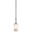 Aubrey 12.75" 1 Light Mini Pendant w/ Satin Etched Cased Opal (Brushed Nickel)