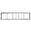 36" x 8" White Baseboard Return Air Grille (657 Series)