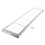 36" x 8" White Baseboard Return Air Grille (657 Series)