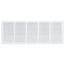 30" x 10" White Baseboard Return Air Grille (657 Series)