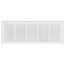 30" x 10" White Baseboard Return Air Grille (657 Series)