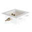 Zero Lead Ice Maker Outlet Box with 3/8" PureFlow PEX Crimp Valve