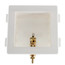 Zero Lead Ice Maker Outlet Box with 3/8" PureFlow PEX Crimp Valve