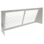 24" x 6" Golden Sand Baseboard Return Air Grille (658 Series)