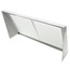 14" x 8" White Baseboard Return Air Grille (658 Series)