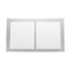 14" x 8" White Baseboard Return Air Grille (658 Series)
