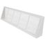 30" x 8" White Baseboard Return Air Grille (658 Series)