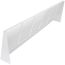 30" x 8" White Baseboard Return Air Grille (658 Series)