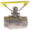 1" IPS Full Port 316 Stainless Steel 2-Piece Ball Valve with Oval Handle