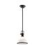 Hatteras Bay 10.25" 1 Light mini pendant w/ Satin Etched White w/ Clear Fresnel Lens (Olde Bronze)