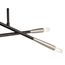 Branches 4 Light Chandelier (Black)