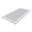 12" x 6" (Wall Opening Size) White One-Way Steel Sidewall/Ceiling Register (681 Series)