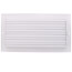 12" x 6" (Wall Opening Size) White One-Way Steel Sidewall/Ceiling Register (681 Series)