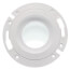 3" or 4" 45-Degree Closet Flange w/ Plastic Ring w/ Test Cap (PVC)