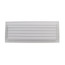 18" x 6" (Wall Opening Size) White One-Way Steel Sidewall/Ceiling Register (681 Series)