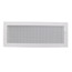 18" x 6" (Wall Opening Size) White One-Way Steel Sidewall/Ceiling Register (681 Series)