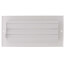 10" x 4" (Wall Opening Size) White Two-Way Steel Sidewall/Ceiling Register (682 Series)