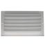 12" x 6" (Wall Opening Size) White Two-Way Steel Sidewall/Ceiling Register (682 Series)