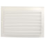 16" x 6" (Wall Opening Size) White Two-Way Steel Sidewall/Ceiling Register (682 Series)