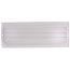 14" x 4" (Wall Opening Size) White Two-Way Steel Sidewall/Ceiling Register (682 Series)