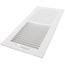 14" x 6" (Wall Opening Size) White Two-Way Steel Sidewall/Ceiling Register (682 Series)