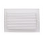 10" x 6" (Wall Opening Size) White Three-Way Sidewall/Ceiling Register (683 Series)