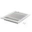 10" x 8" (Wall Opening Size) White Three-Way Sidewall/Ceiling Register (683 Series)