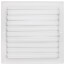 10" x 10" (Wall Opening Size) White Three-Way Sidewall/Ceiling Register (683 Series)