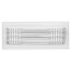 12" x 4" (Wall Opening Size) White 3-Way Sidewall/Ceiling Register (683 Series)