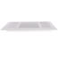 12" x 6" (Wall Opening Size) White Three-Way Sidewall/Ceiling Register (683 Series)