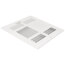 8" x 8" (Wall Opening Size) Four-Way White Sidewall/Ceiling Register (684 Series)