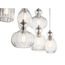 Riviera 35.5" 6 Light Linear Chandelier w/ Clear Ribbed Glass (Brushed Nickel)