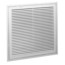 20" x 20" (Wall Opening Size) White Steel Fixed-Bar Filter Grille (96AFBTI Series)