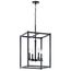 Crosby 4 Light Foyer Pendant (Black)