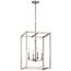 Crosby 31" 4 Light Foyer Pendant (Brushed Nickel)