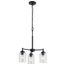 Winslow 3 Light Mini Chandelier (Black)