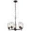 Winslow 19.75" 5 Light Chandelier w/ Clear Seeded Glass (Olde Bronze)