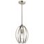 Tao 1 Light Pendant (Brushed Nickel)