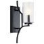 Vara 1 Light Wall Sconce (Distressed Black)