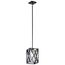Moorgate 1 Light Mini Pendant (Black)