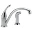 Collins Single Handle Kitchen Faucet with Spray (Chrome), 441-DST