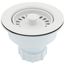 Color-Coordinated Basket Strainer (White)