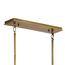 Linara 5 Light Linear Chandelier (Black)