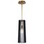 Linara 1 Light Pendant (Black)