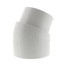4" PVC Sch. 40 22.5° Street Elbow