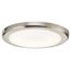 Zeo 4000K LED 10" Round Flush Mount Downlight (Brushed Nickel)