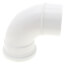 4" PVC SDR 35 1/4 Bend 90° Elbow, Street (Spigot x G)