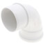 4" PVC SDR 35 1/4 Bend 90° Elbow, Street (Spigot x G)