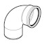 12" PVC SDR 35 1/4 Bend 90° Elbow, Street (Spigot x G)