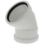 10" PVC SDR 35 1/8 Bend 45° Elbow (G x G)